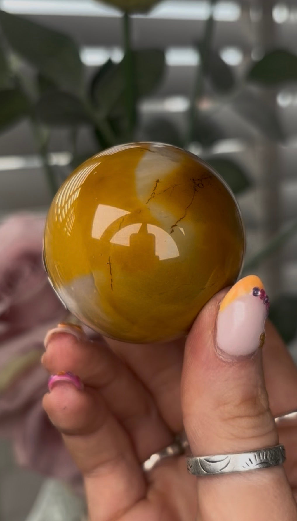 High quality, mookaite jasper sphere 5cm