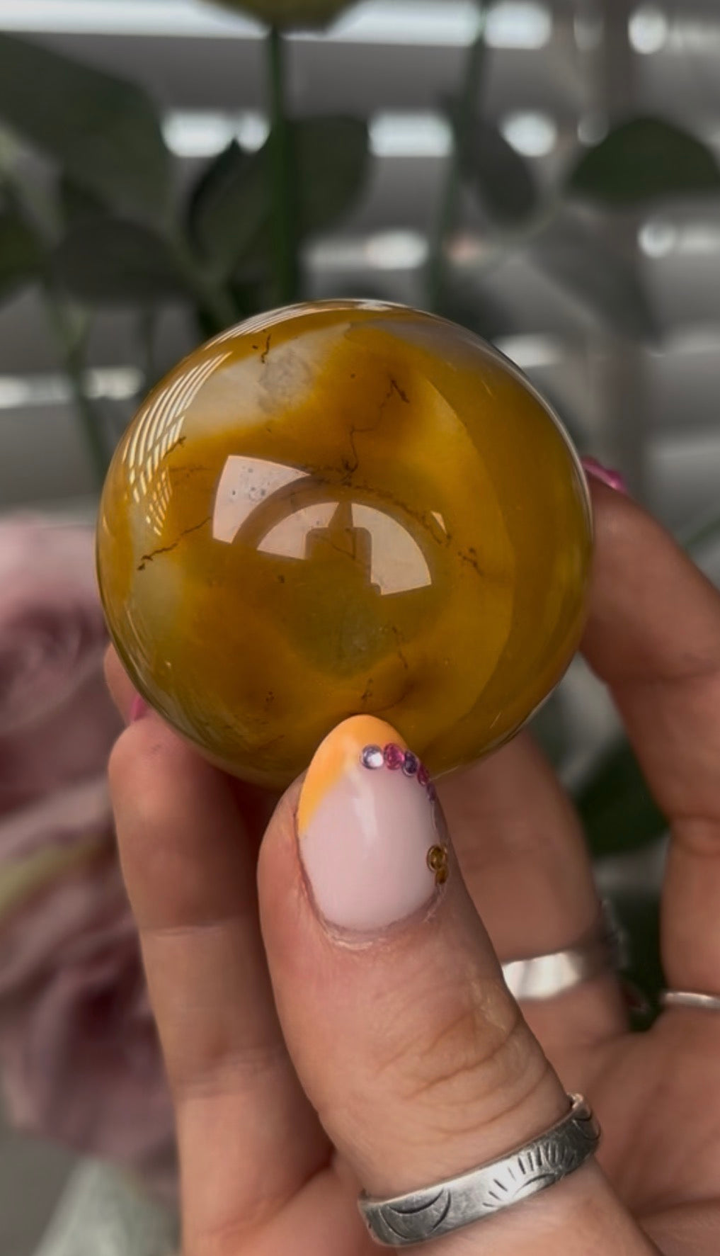 High quality, mookaite jasper sphere 5cm