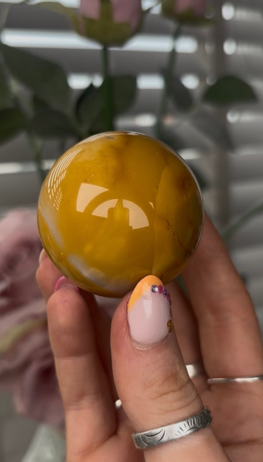 High quality, mookaite jasper sphere 5cm