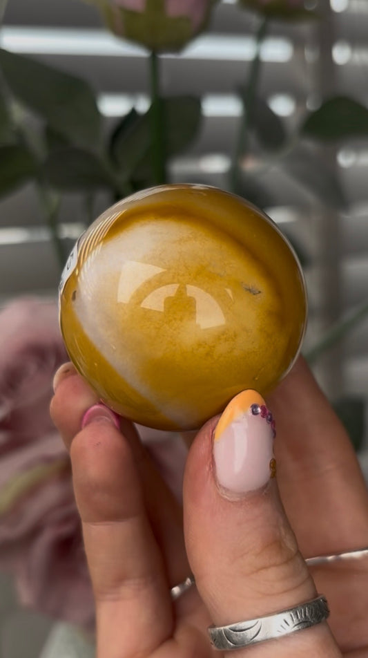 High quality, mookaite jasper sphere 5cm