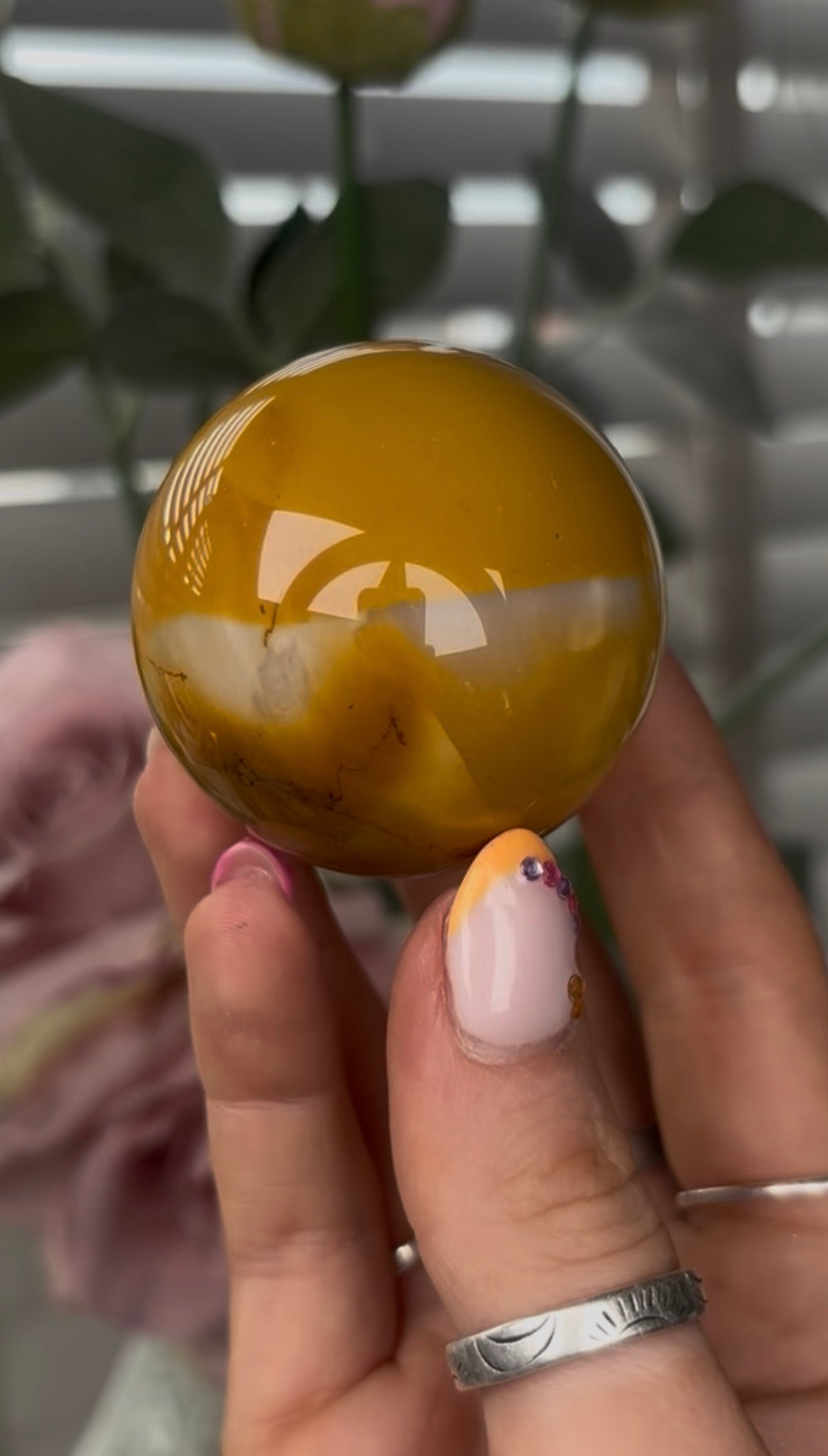 High quality, mookaite jasper sphere 5cm