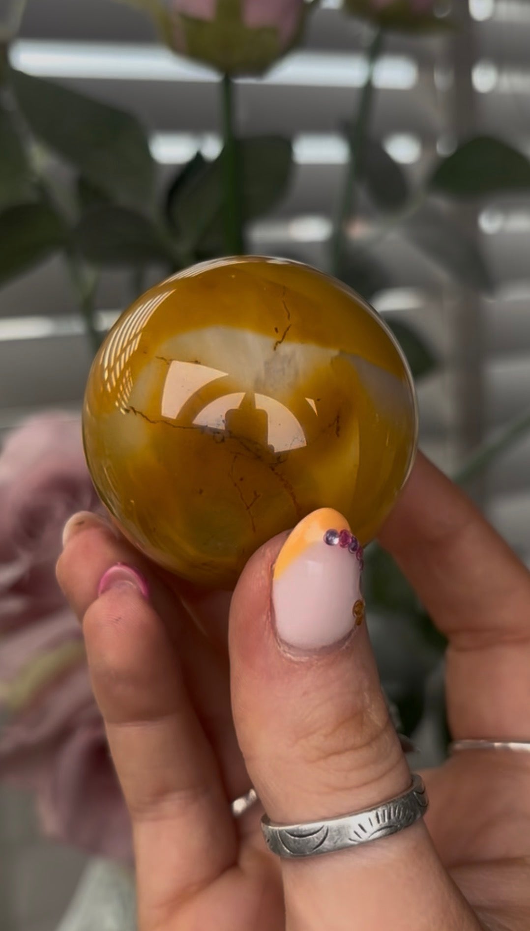 High quality, mookaite jasper sphere 5cm
