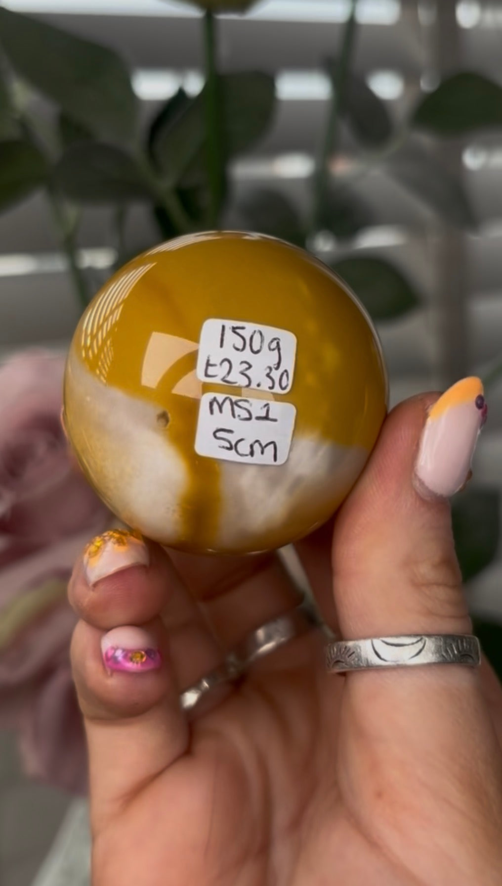 High quality, mookaite jasper sphere 5cm