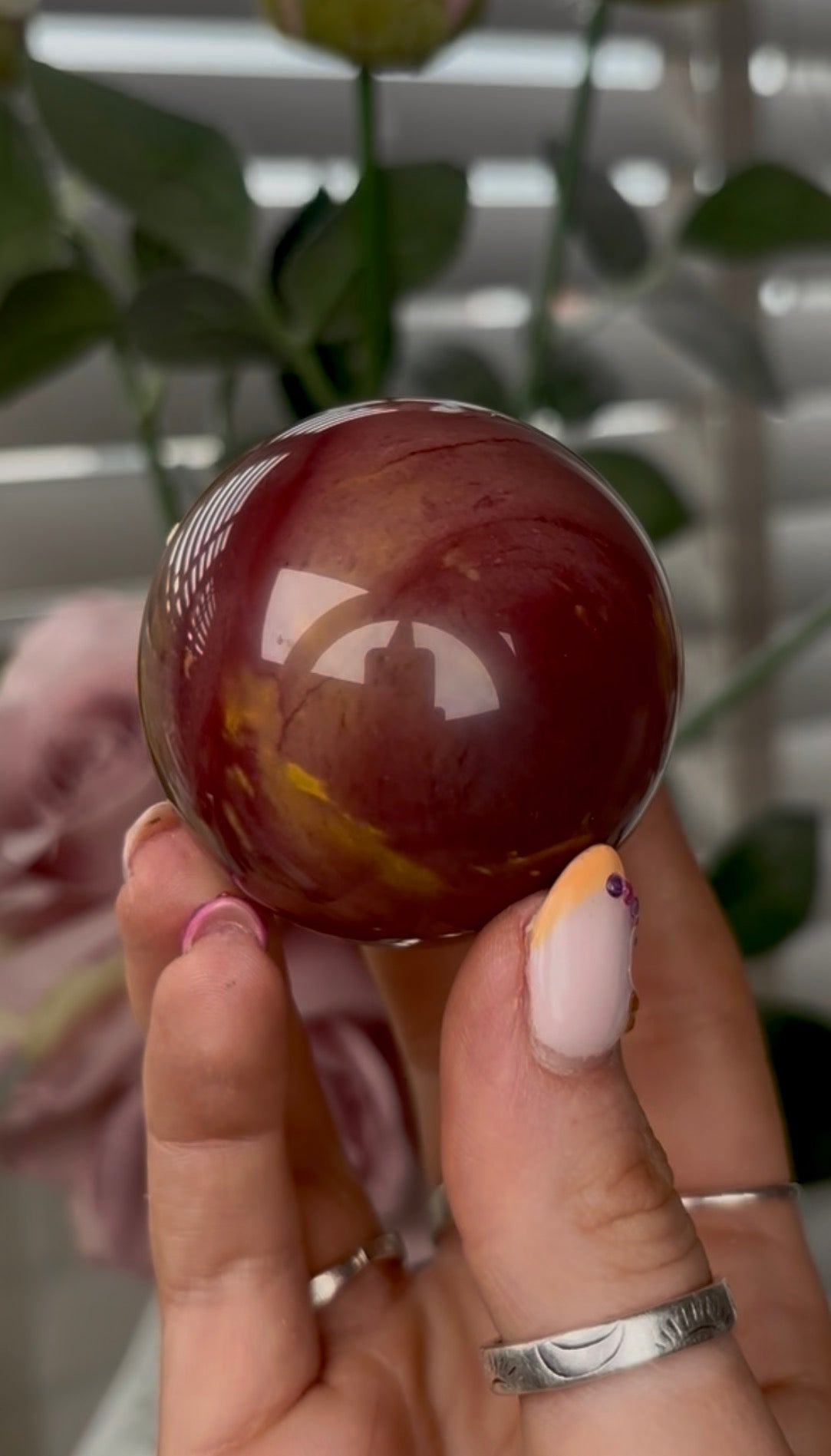 High quality, mookaite jasper sphere 5cm