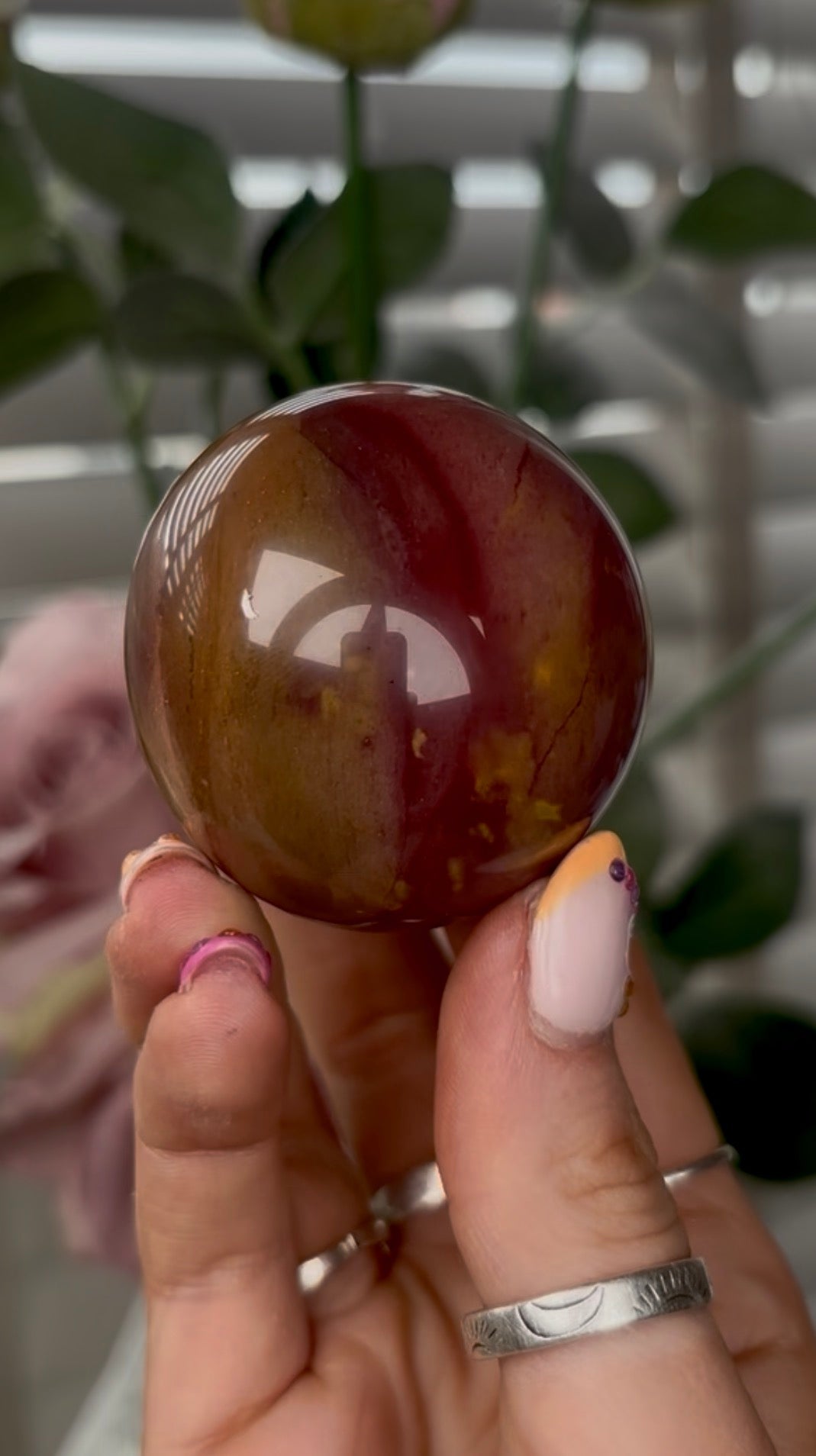 High quality, mookaite jasper sphere 5cm