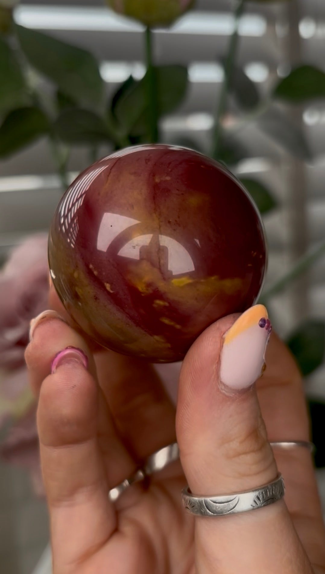 High quality, mookaite jasper sphere 5cm