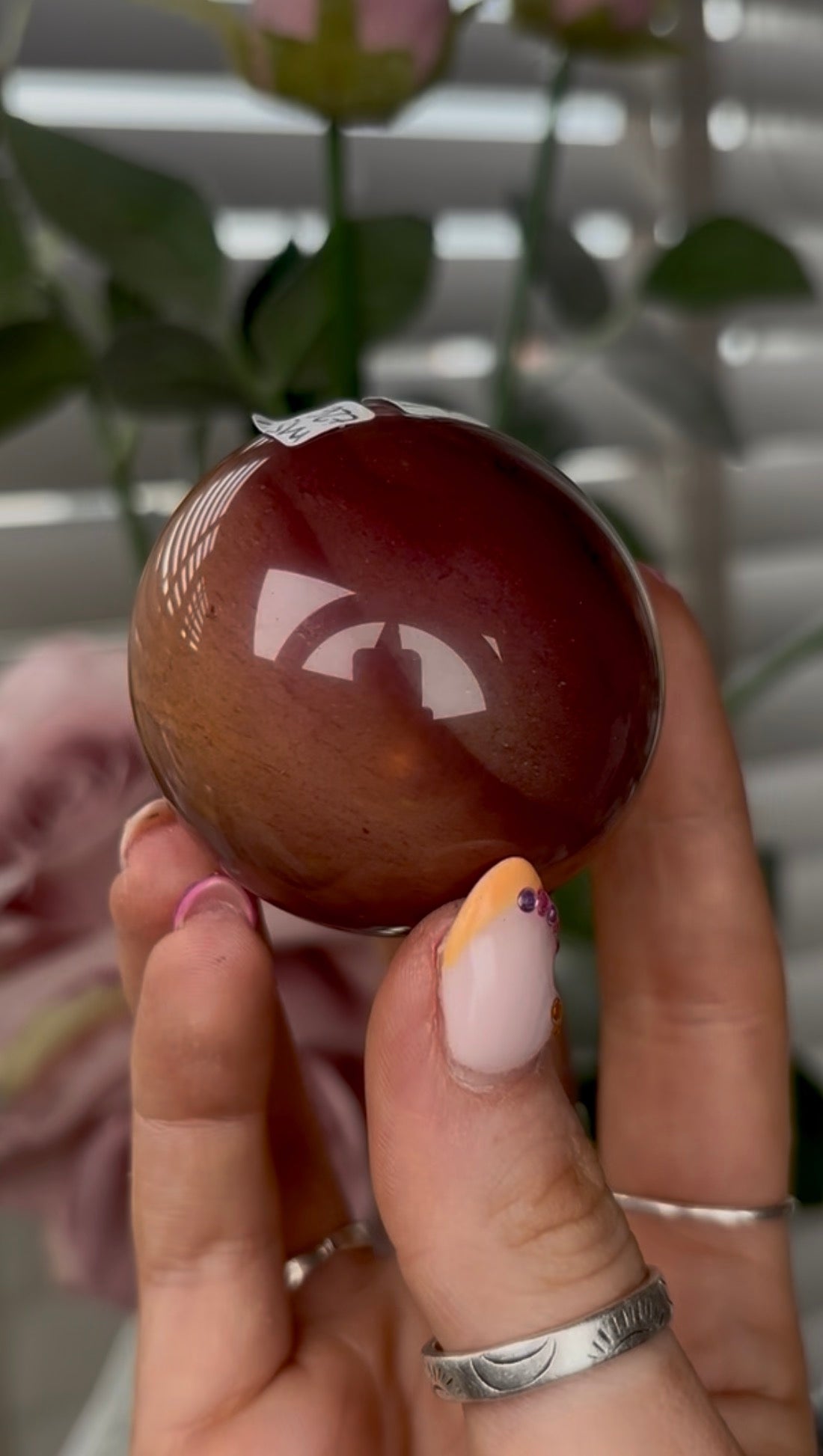 High quality, mookaite jasper sphere 5cm