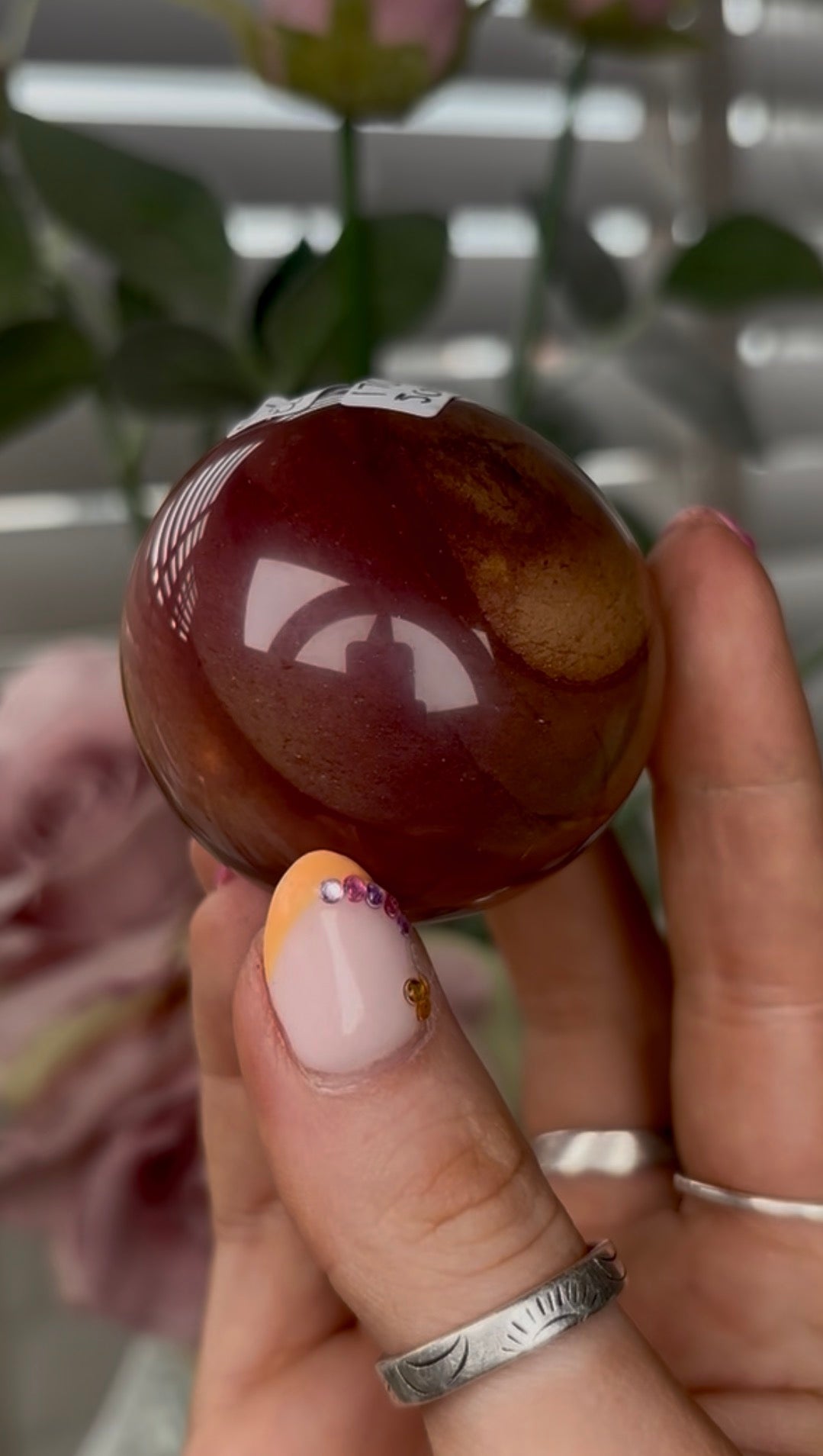 High quality, mookaite jasper sphere 5cm