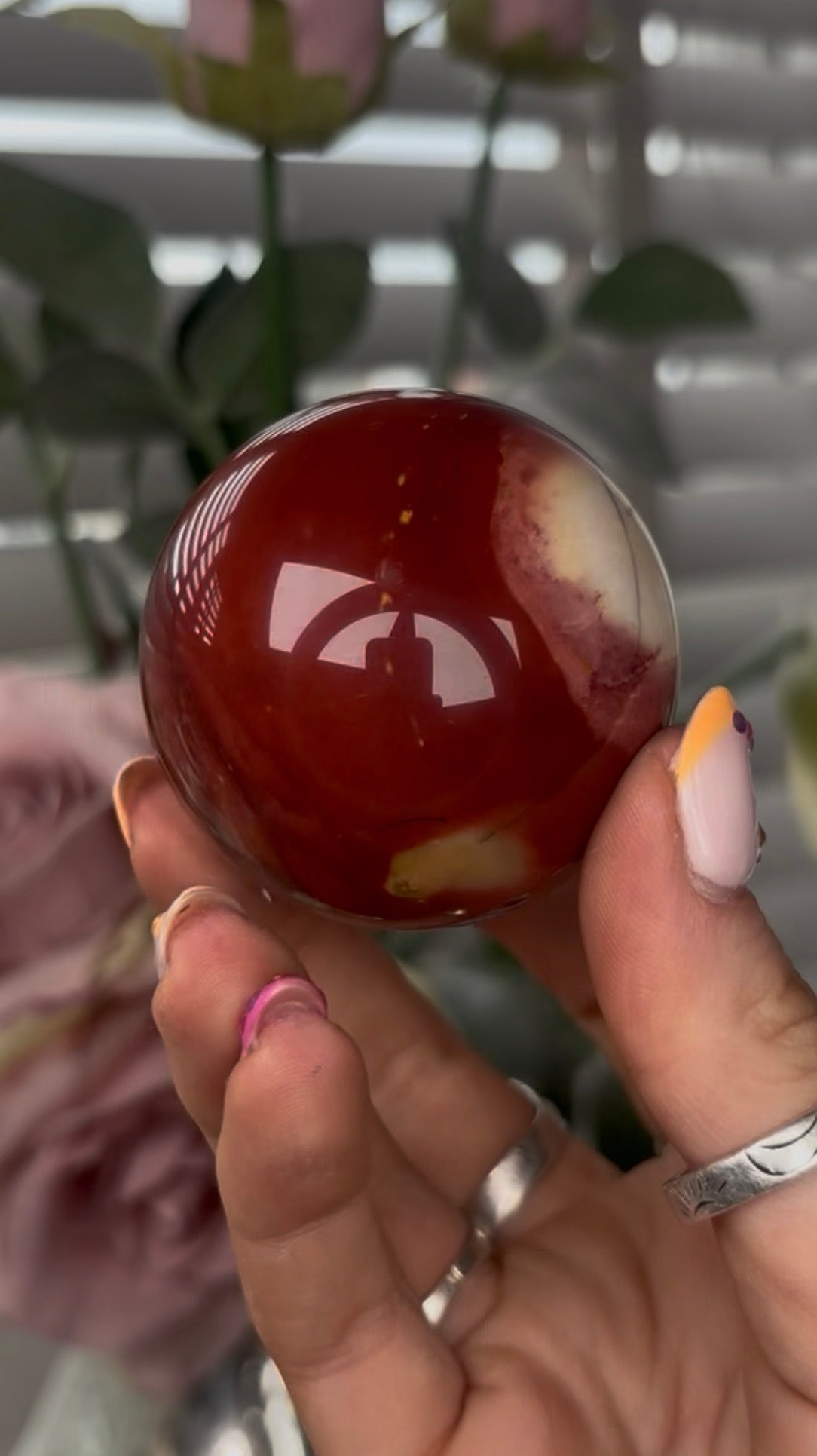 High quality, mookaite jasper sphere  5.2cm