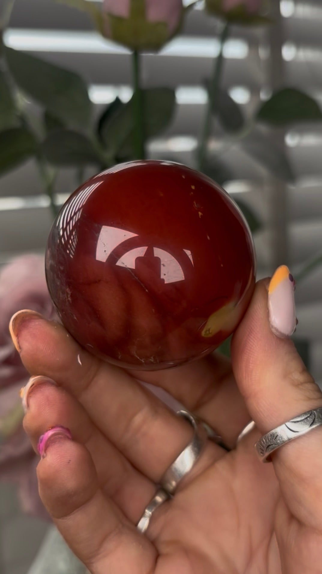 High quality, mookaite jasper sphere  5.2cm