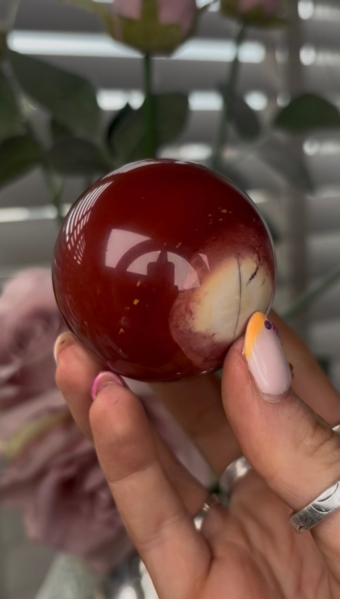 High quality, mookaite jasper sphere  5.2cm