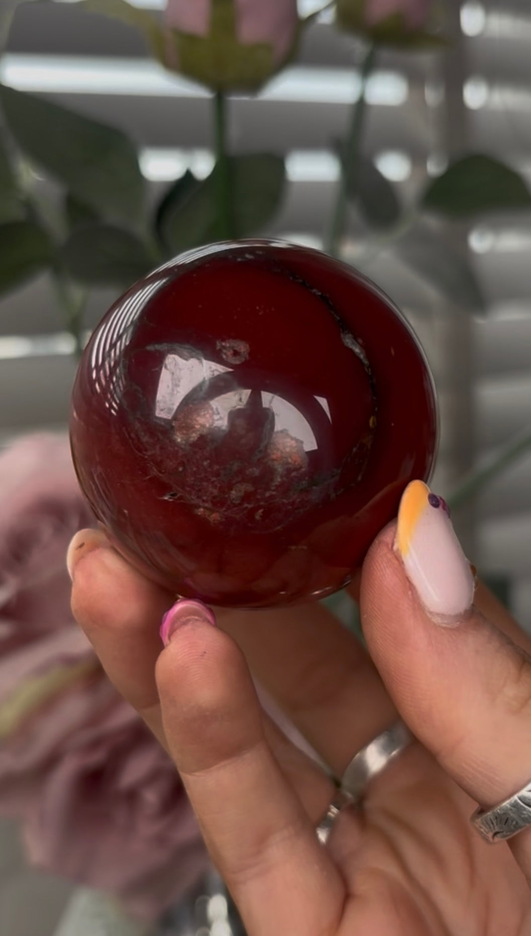 High quality, mookaite jasper sphere  5.2cm
