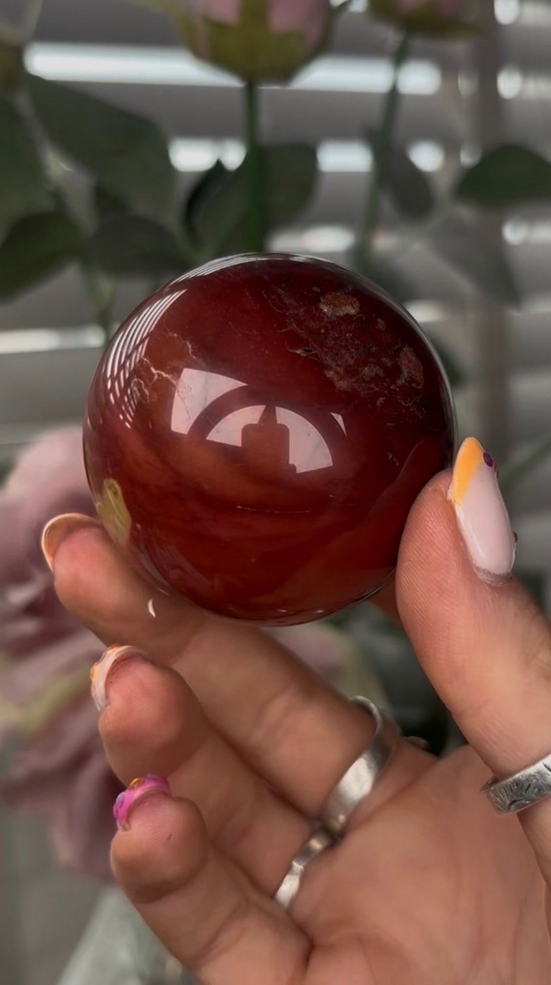 High quality, mookaite jasper sphere  5.2cm