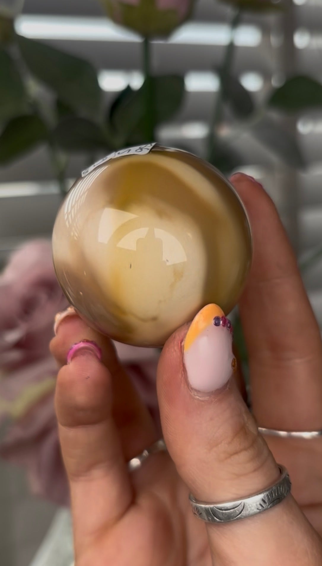 High quality, mookaite jasper sphere  4.5cm