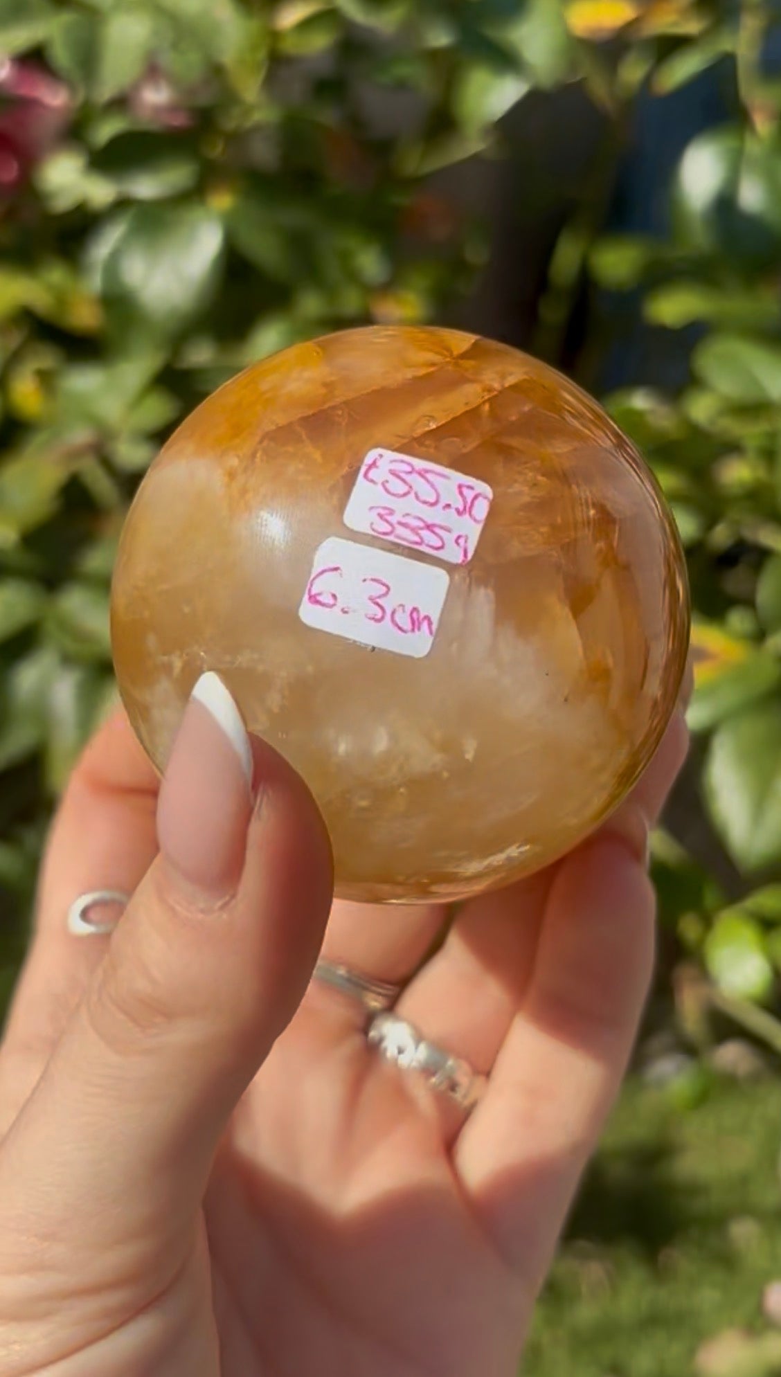 High quality, golden healer, sphere 6.3cm