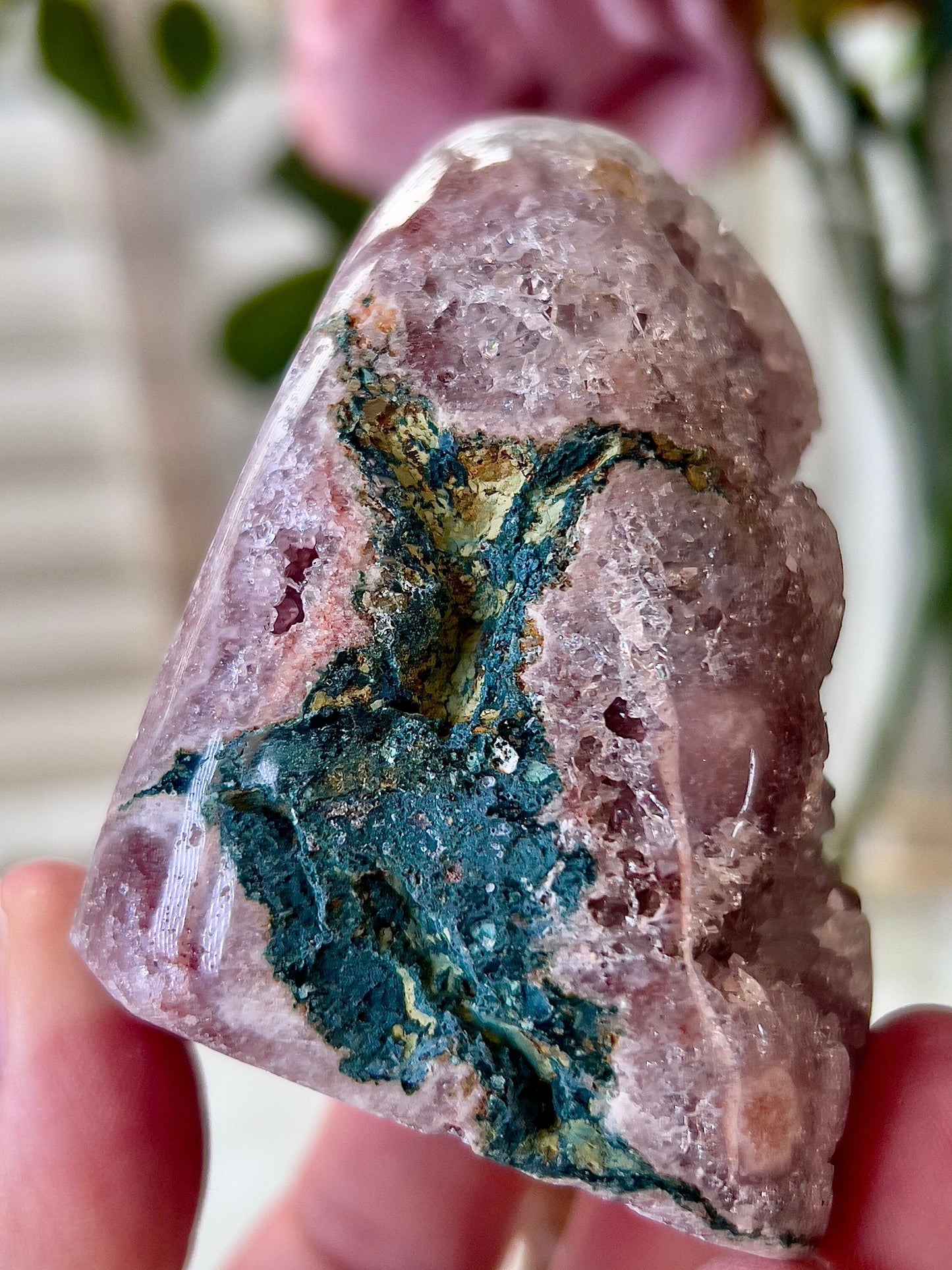 high grade, pink amethyst Freeform