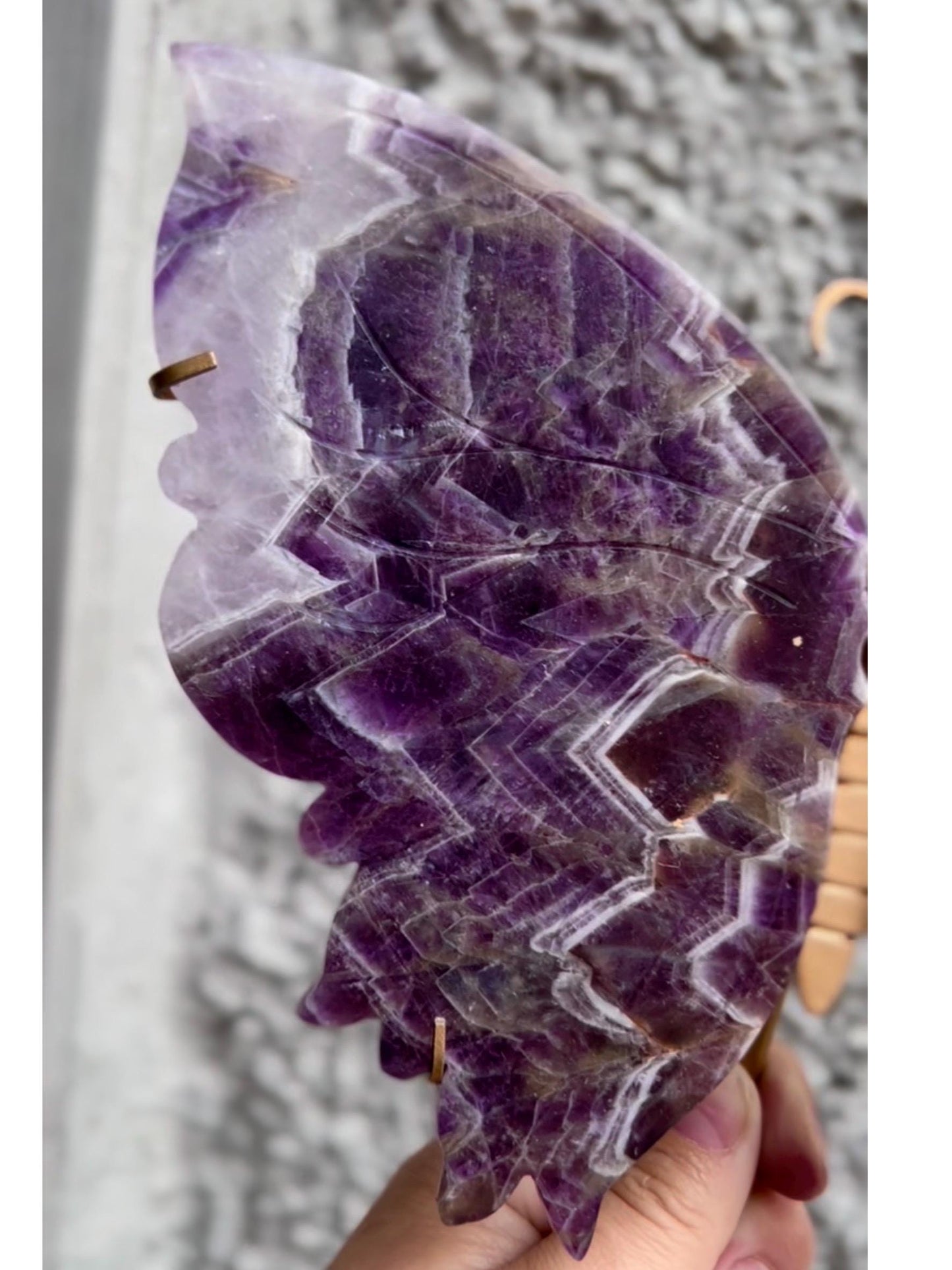 Large, high quality, Dream amethyst butterfly wings