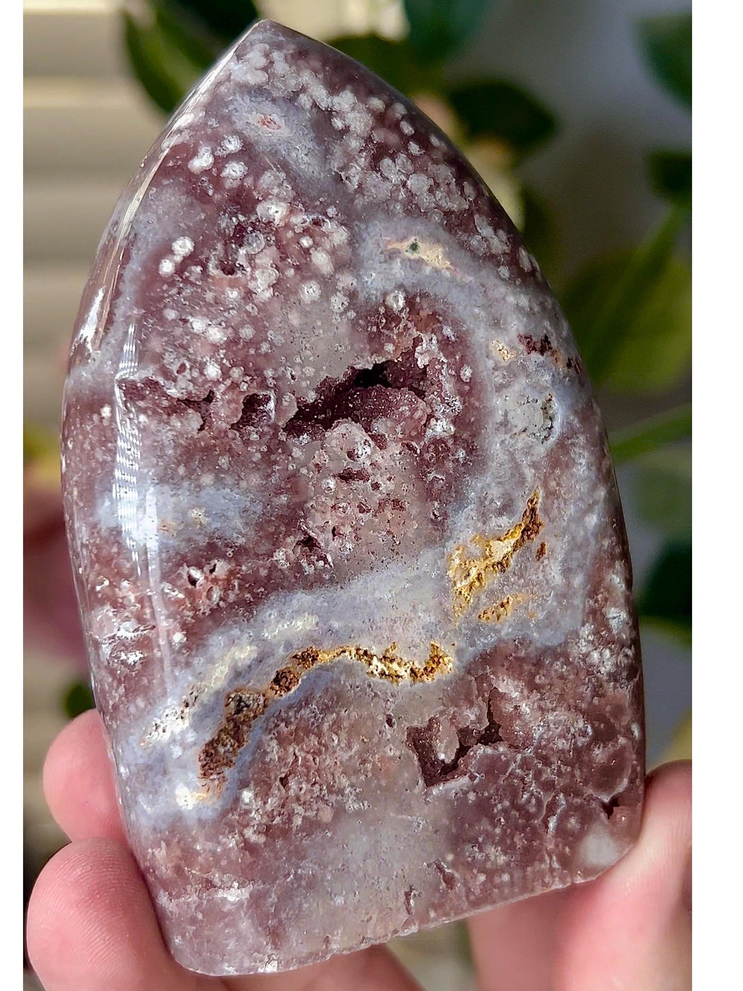 High grade, pink amethyst flame 280g