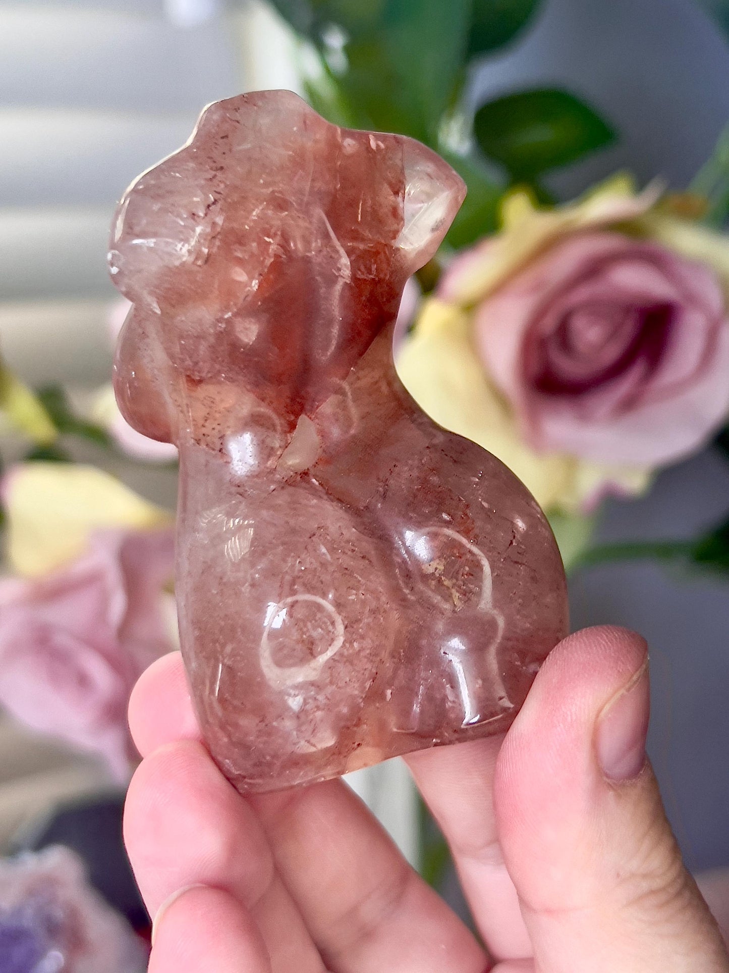 High grade, fire quartz curvy lady