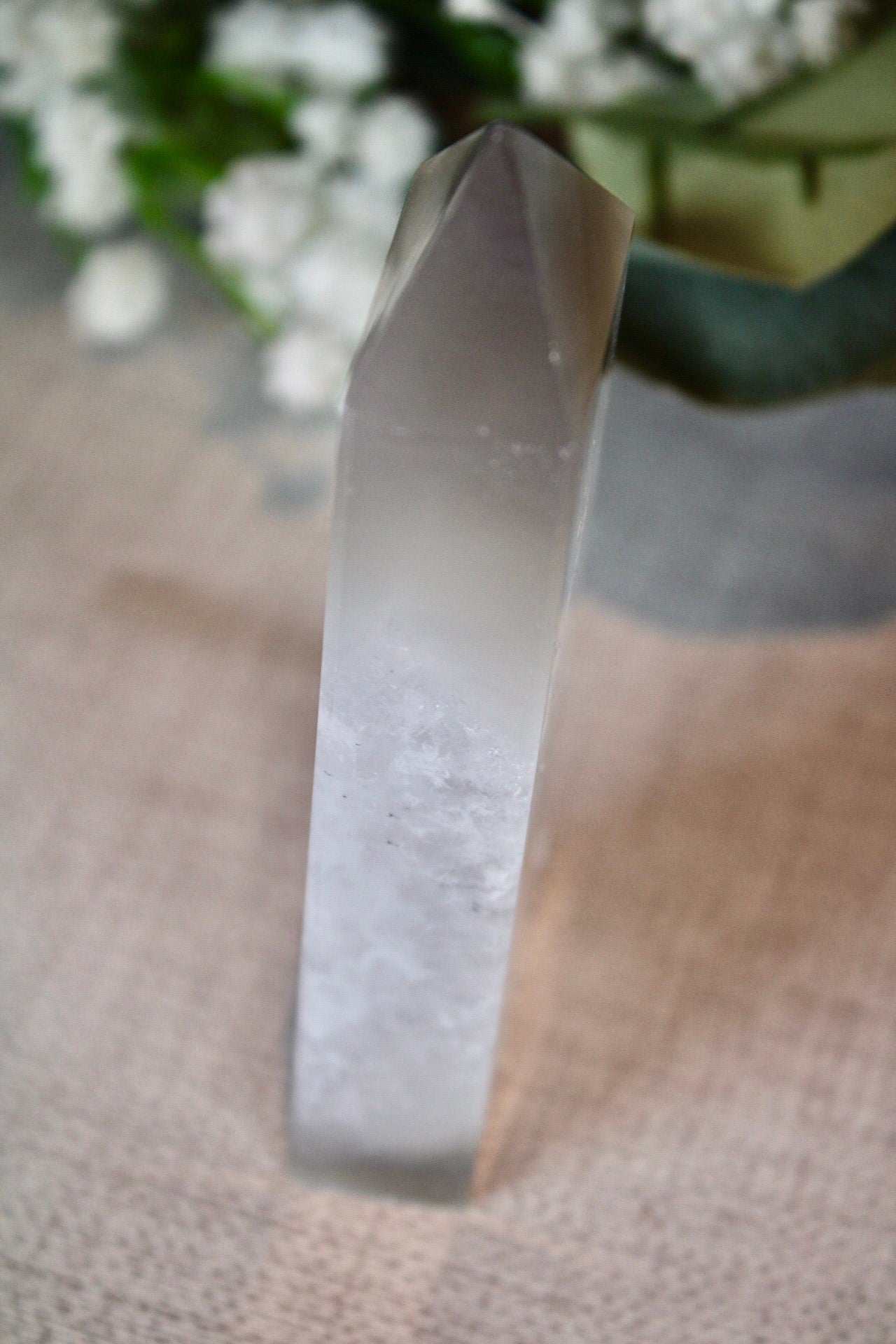 Fat, druzy, agate tower