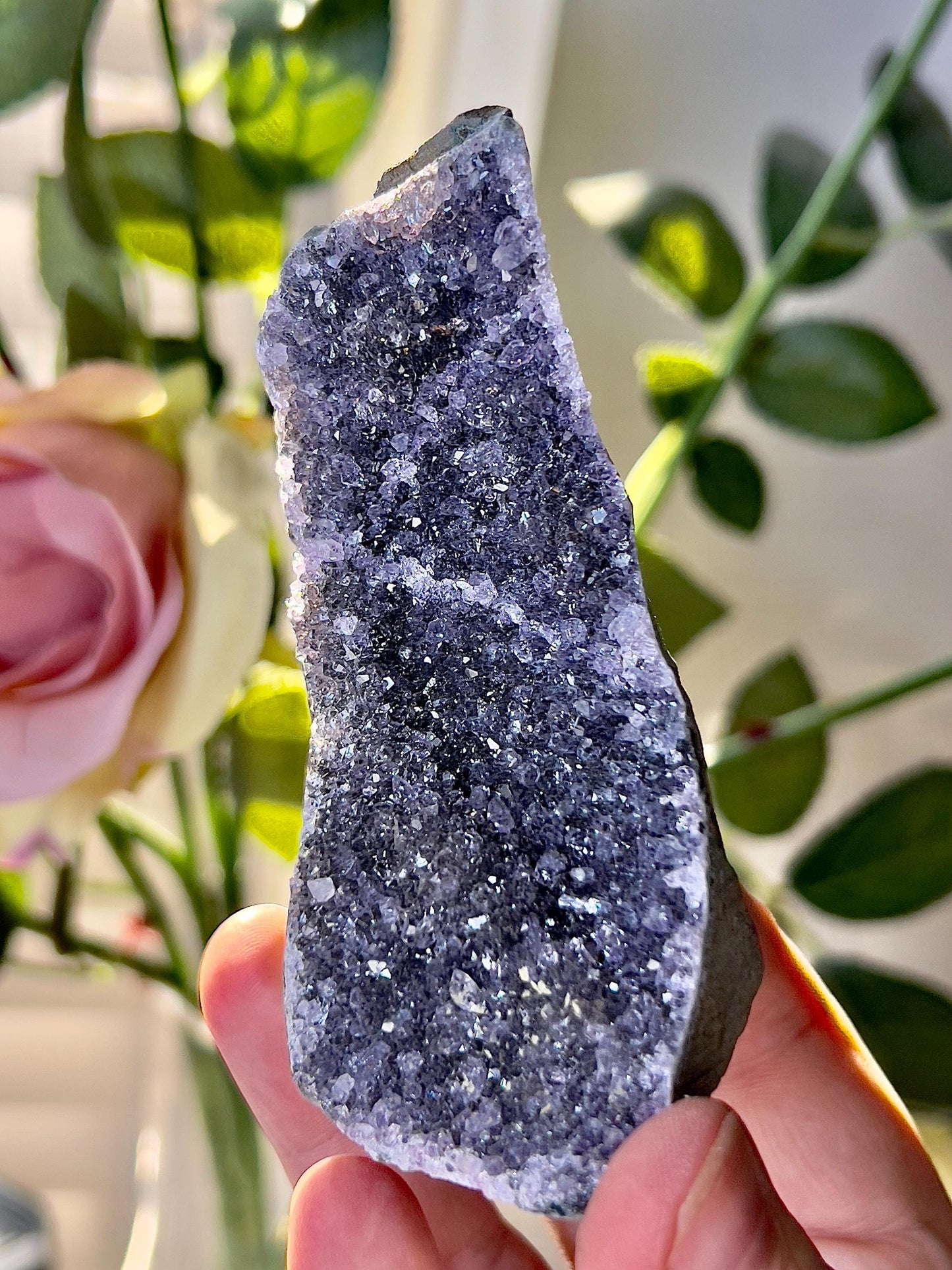 amethyst cutbase freeform 165G 8CM(H) 5CM(W)