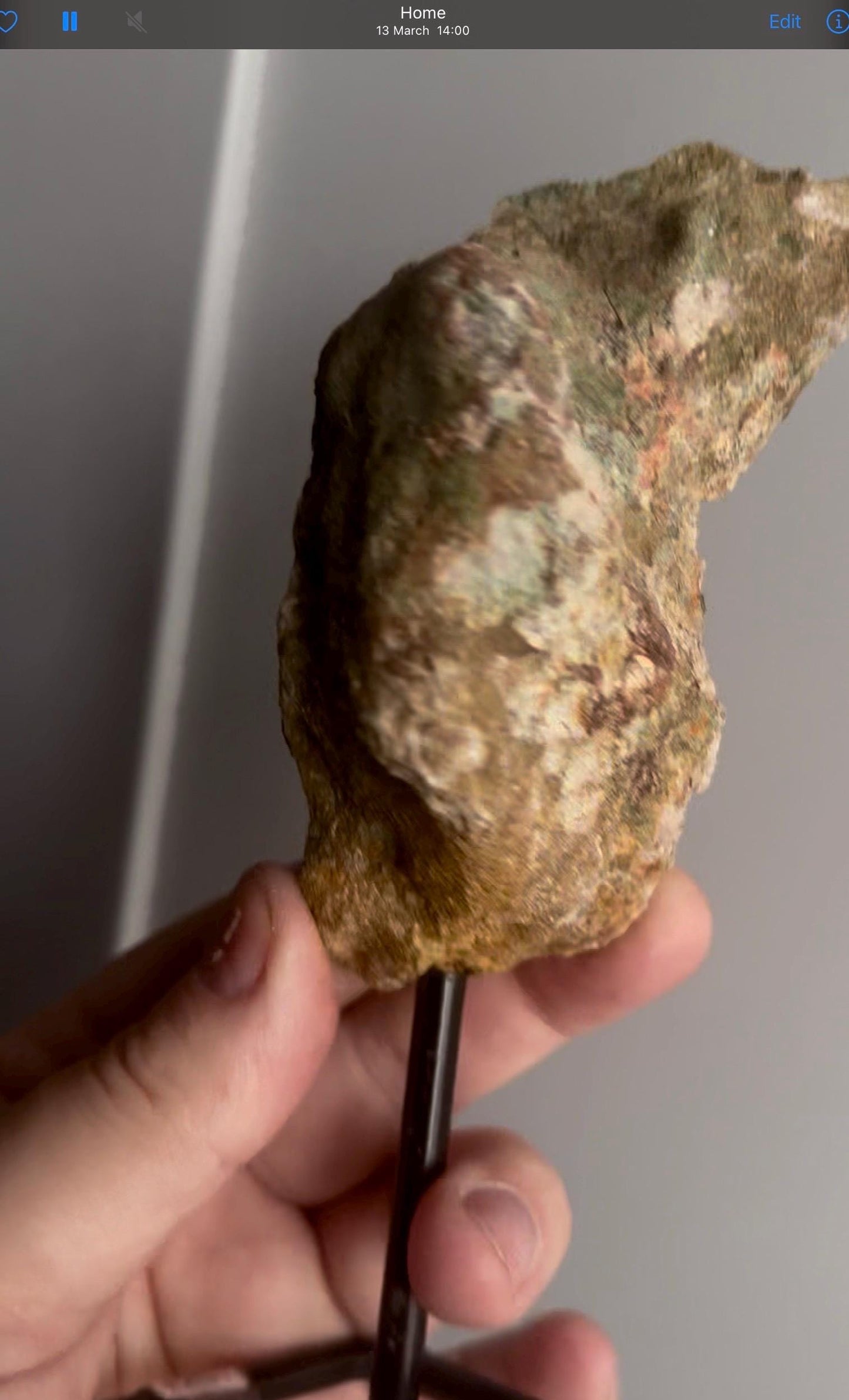 High grade, pink amethyst geode on stand quartz teeth