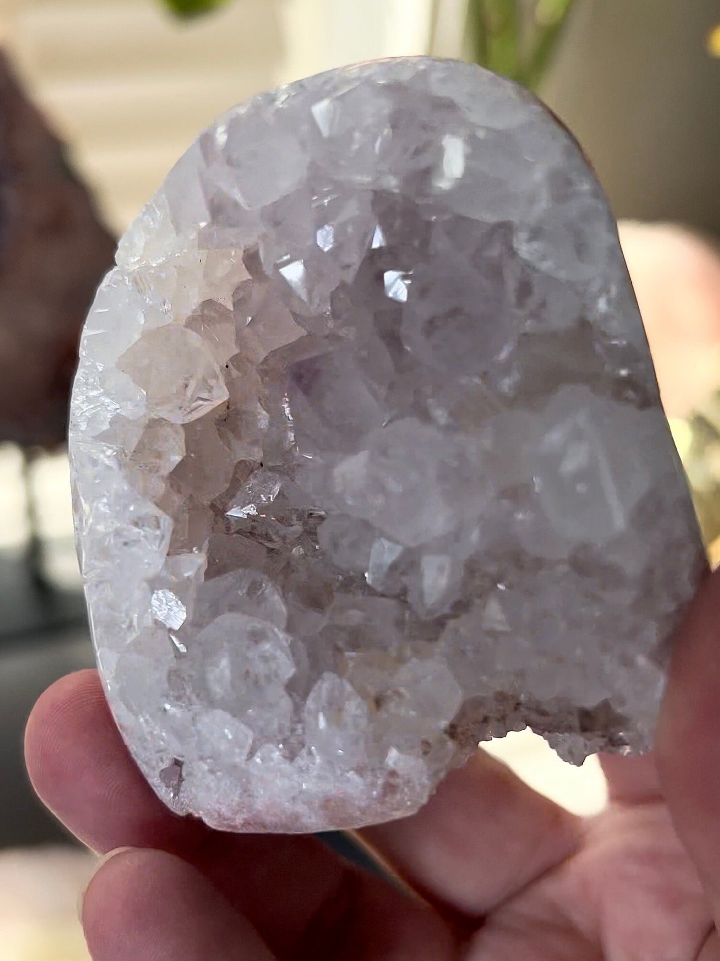 Chonky, quartz, pink amethyst Freeform