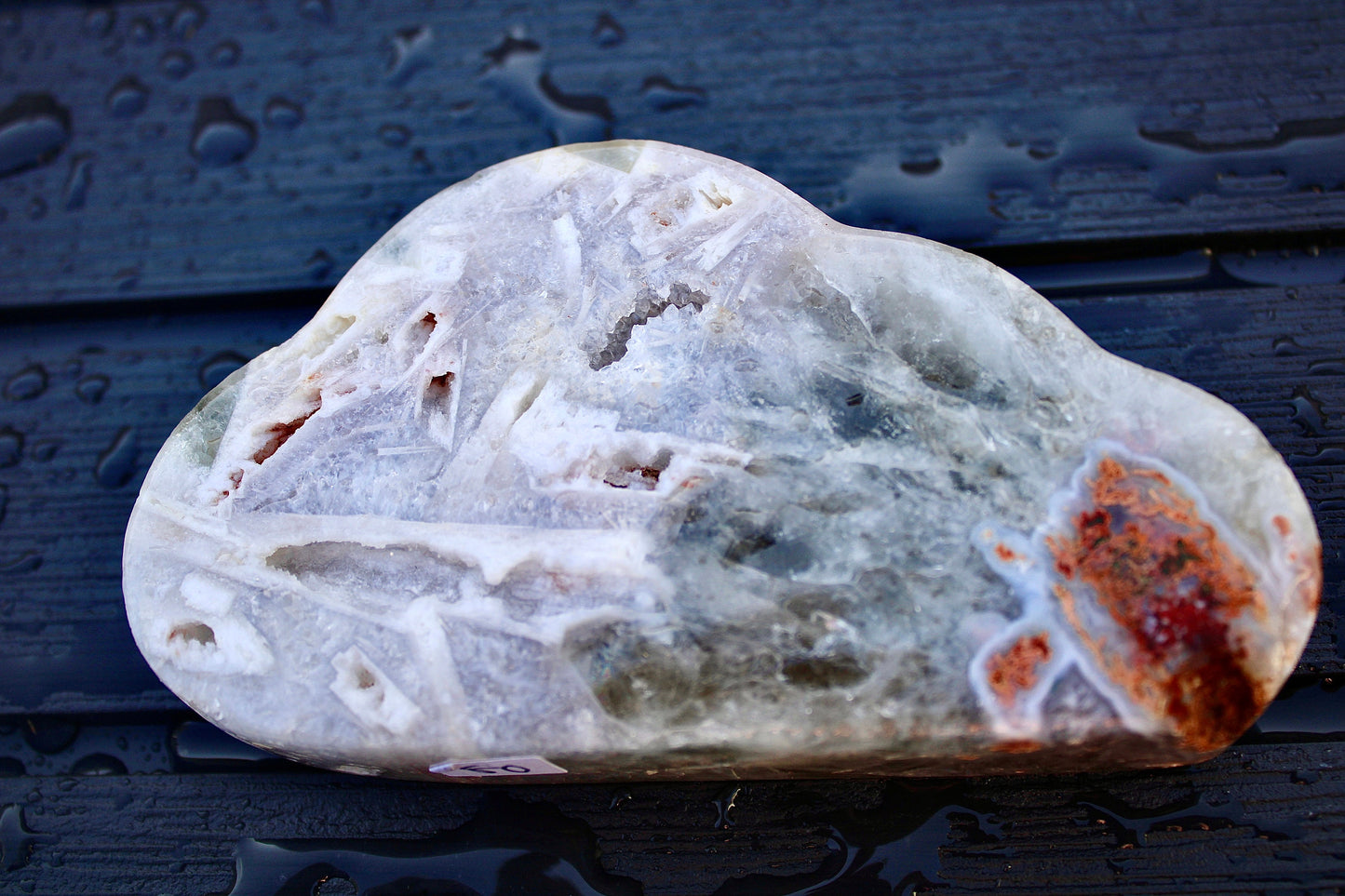 Stunning, brazilian, super quality, Self standing, purple,Pink amethyst cloud with rutile and smokey quartz inclusion