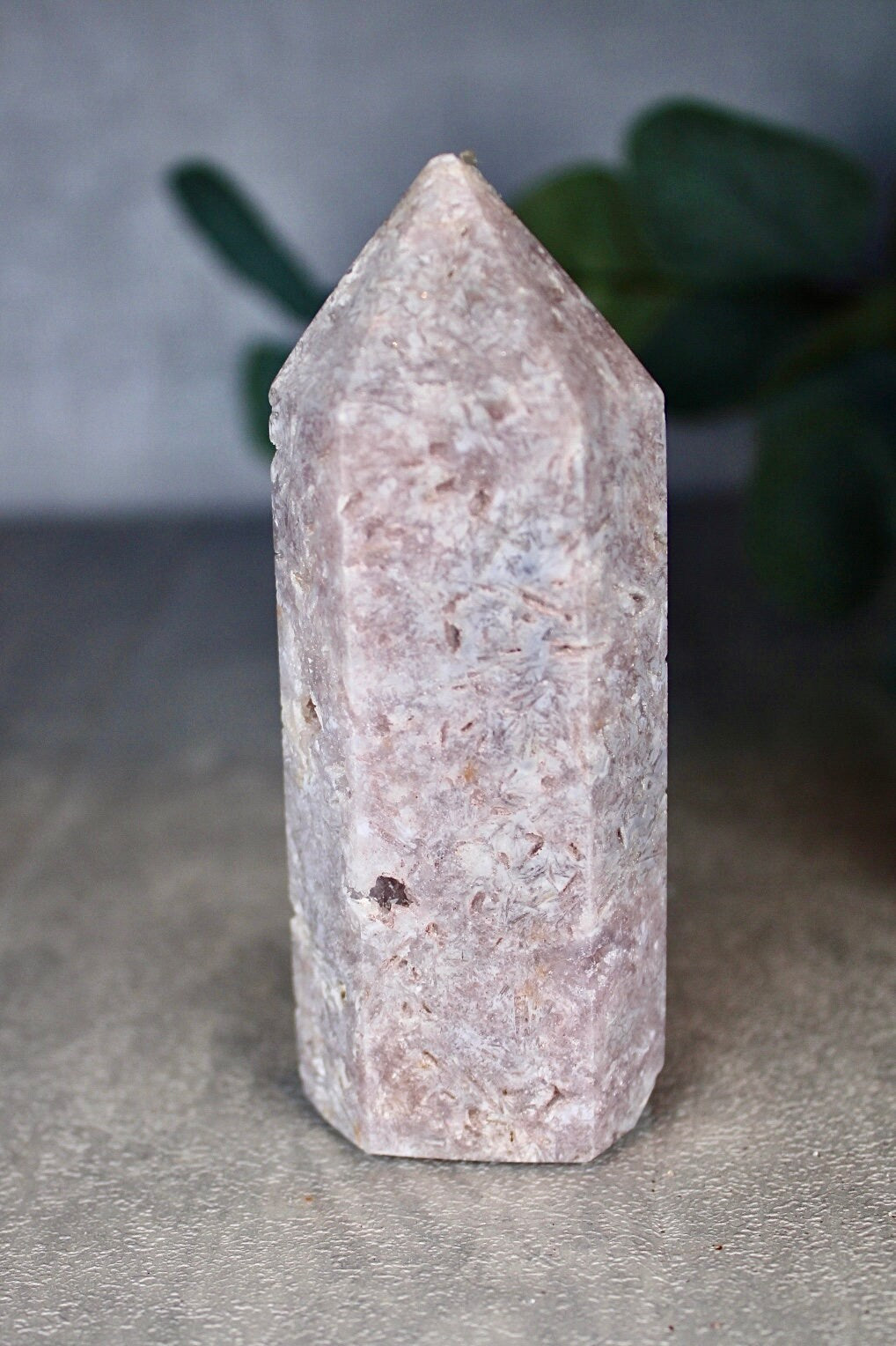 Lavender, rutile, pink amethyst towers from brazil