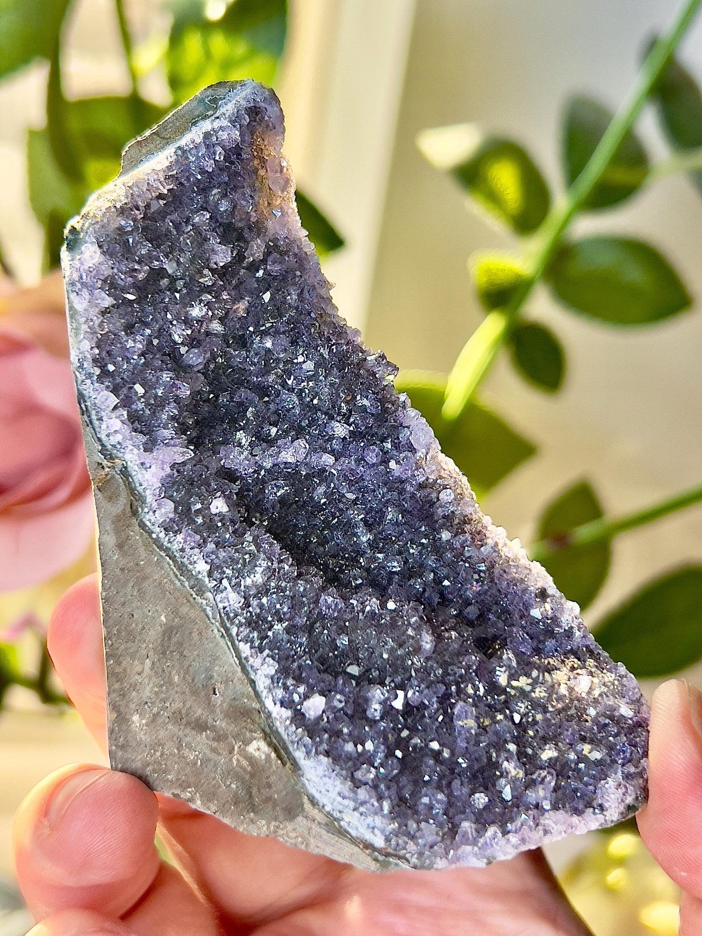 amethyst cutbase freeform 165G 8CM(H) 5CM(W)