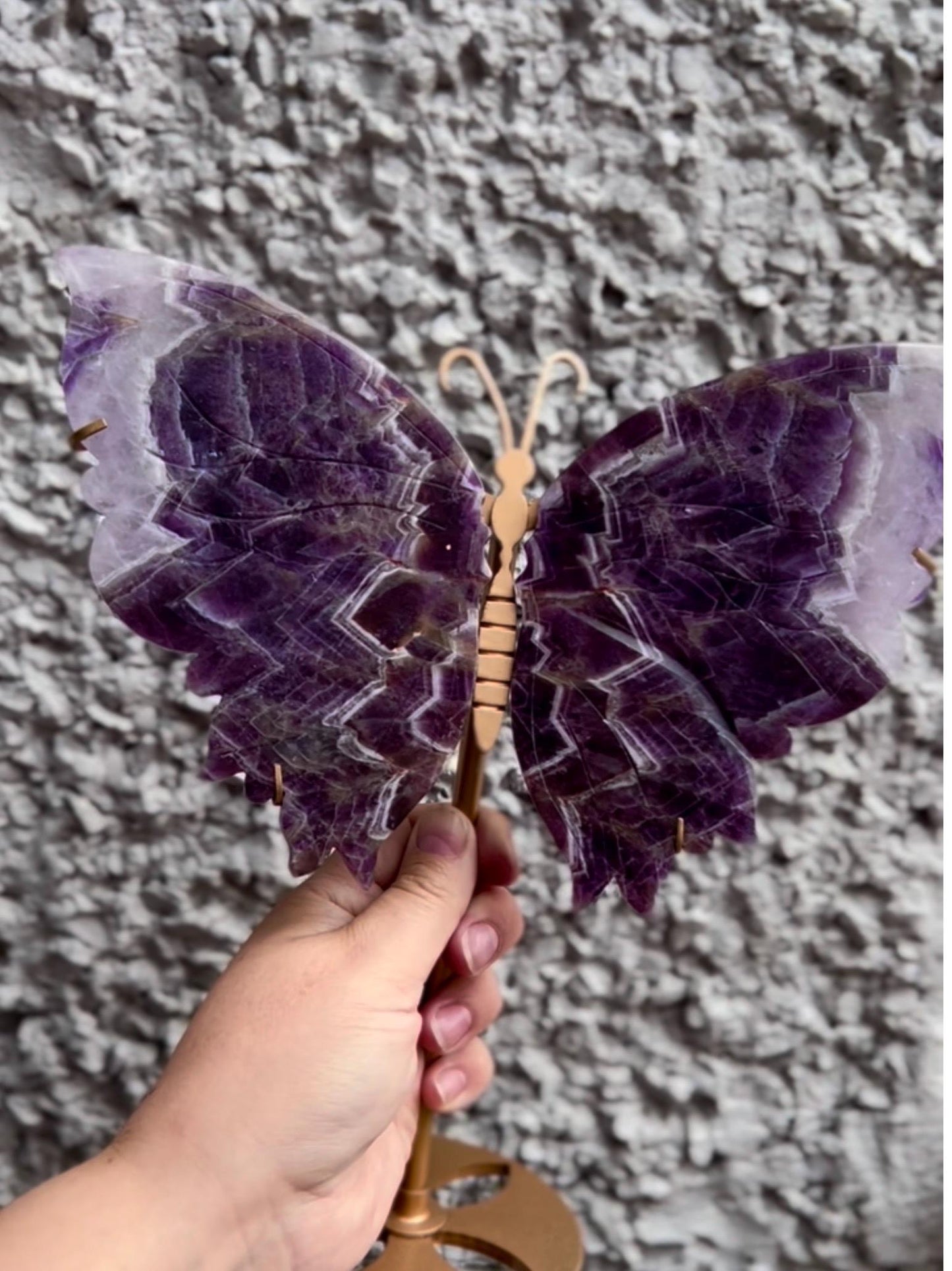 Large, high quality, Dream amethyst butterfly wings
