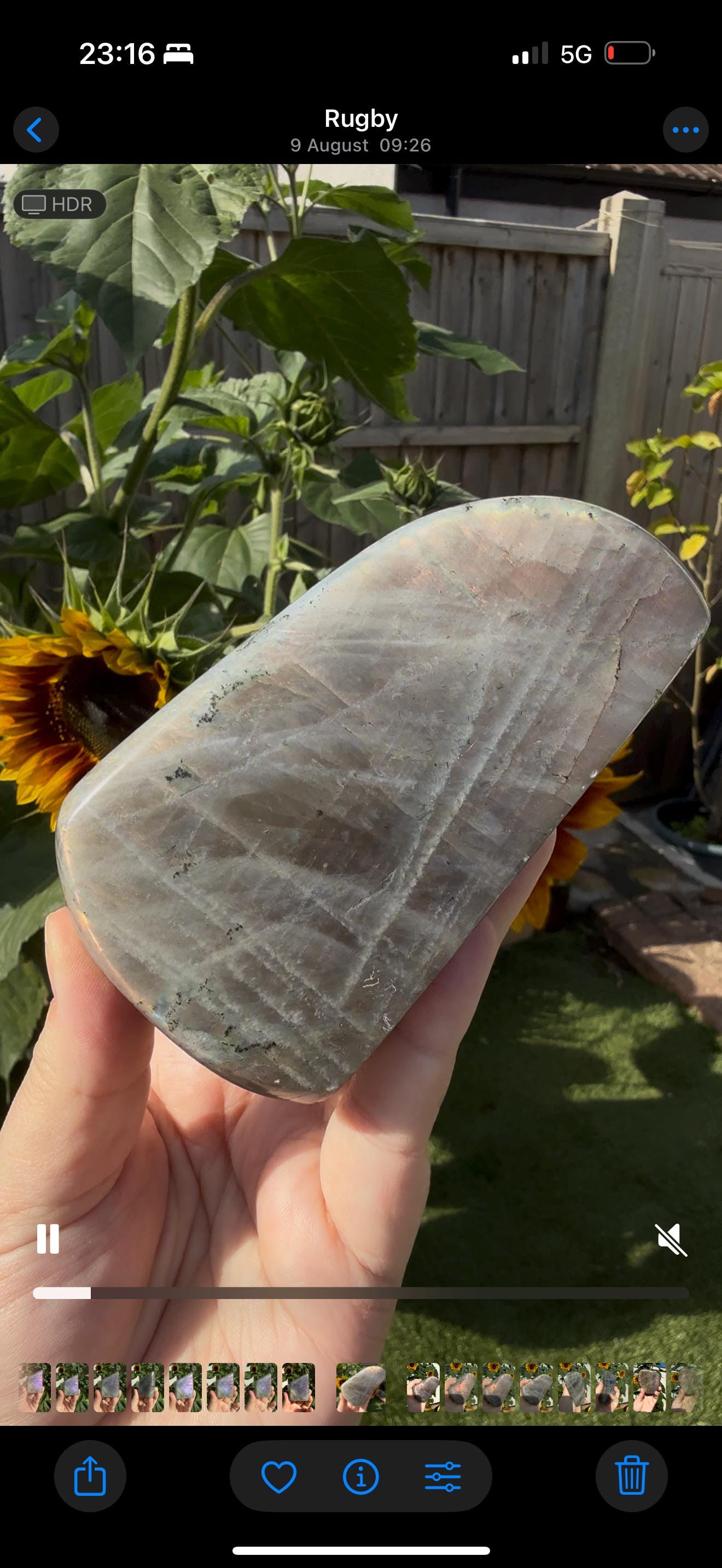 Light Flashy labradorite pink/peach sunset flash 510g