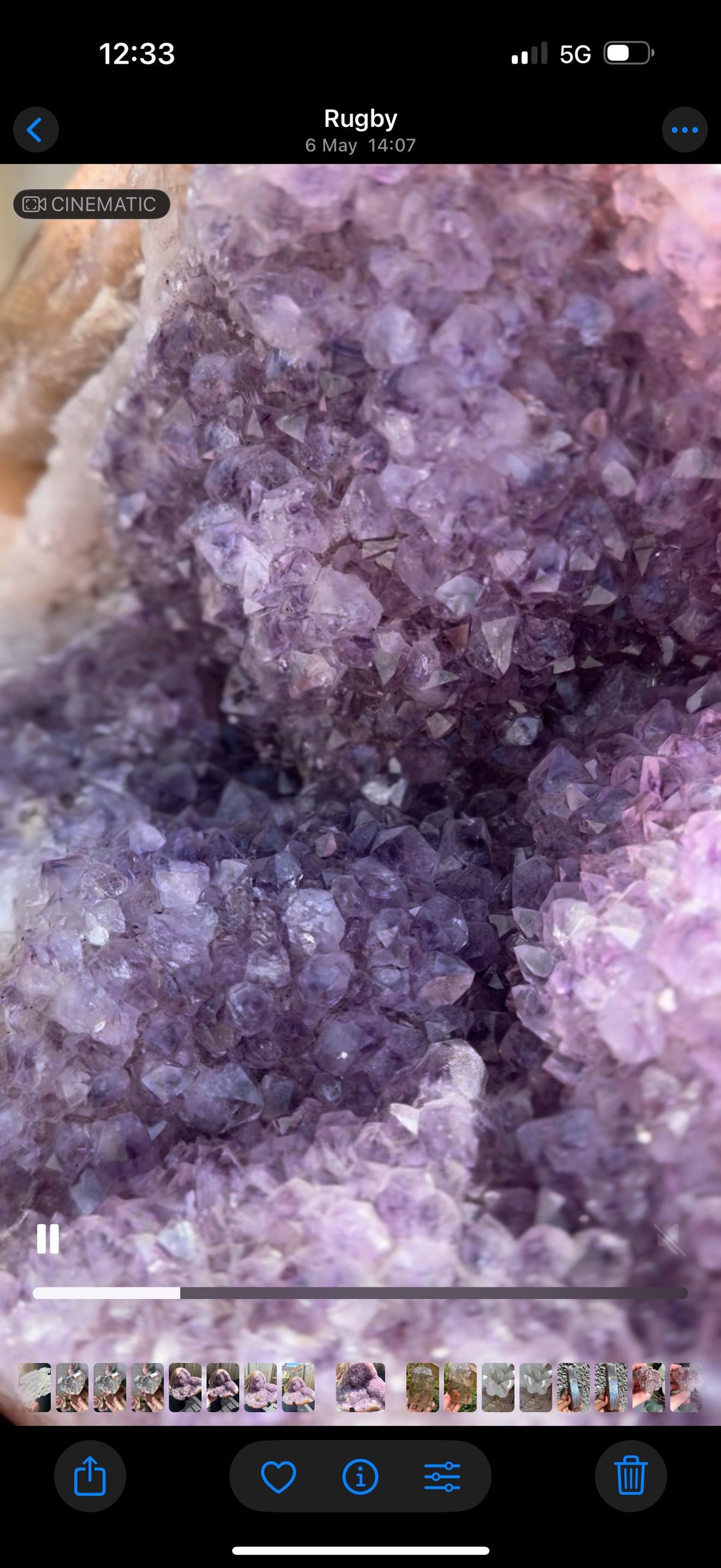 Incredible unique,Large, statement, Amethyst on spinning stand with rutile edge & Jasper 5.5kg